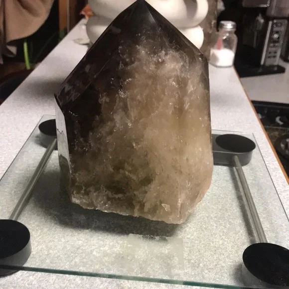 Phantom Smokey Quartz point 8 lbs+ 8 L